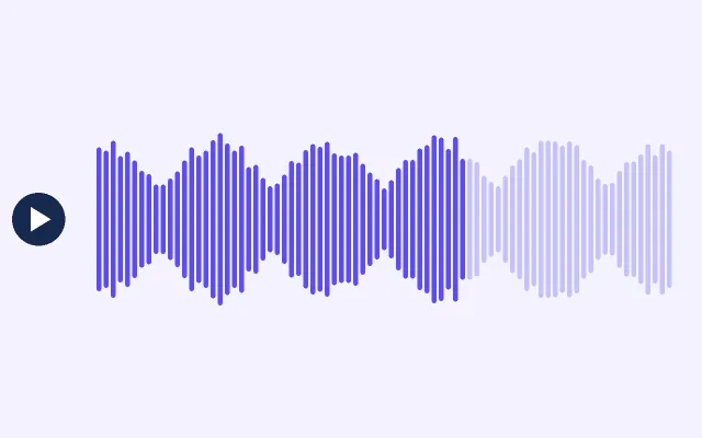 A audio layer as it renders