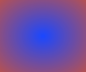 Radial gradient centred