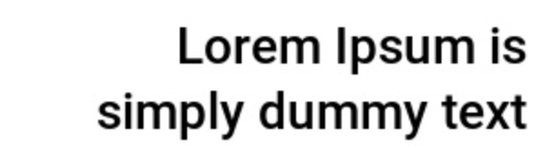 Text align right